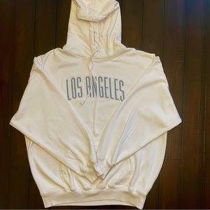 Los ángeles sweatshirt from Pacsun, white with blue lettering